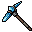 luminescent crystal pickaxe